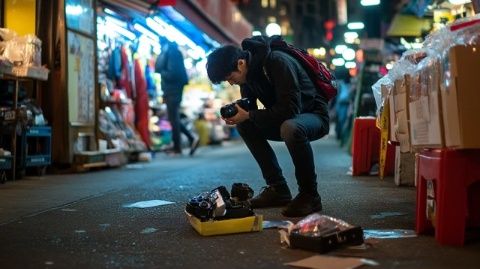 荷城夜市中医风潮盛